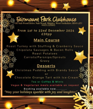 Launch of festive menu at The Clubhouse, Fairmount Park 